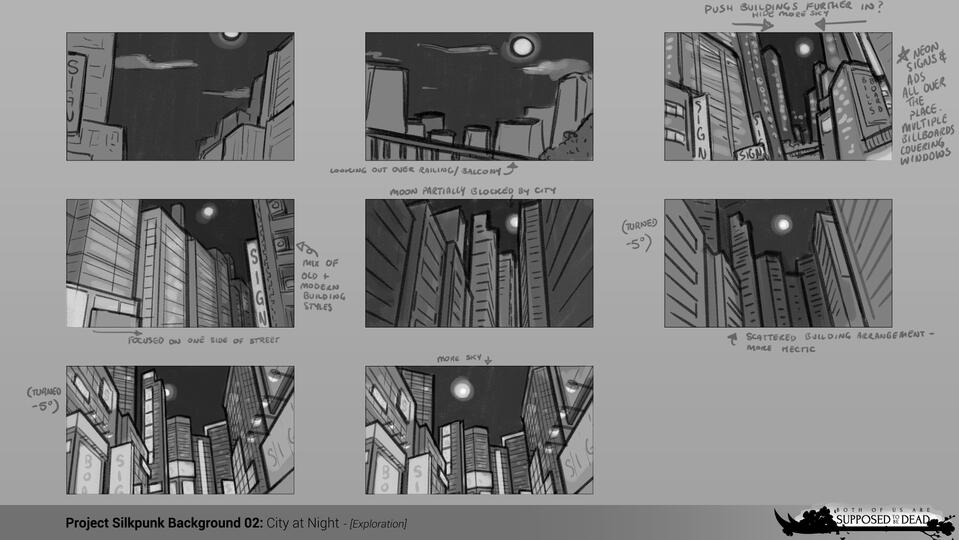 BSTBD: City Lights BG concept thumbnails